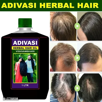 Adivasi Herbal Hair Oil 1 Ltr-thumb0