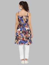 HOTSWAG.COM Women's Printed Knee Length Sleeveless Short Dress-thumb2