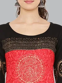 Stylish Red Rayon Printed Kurti For Women-thumb4