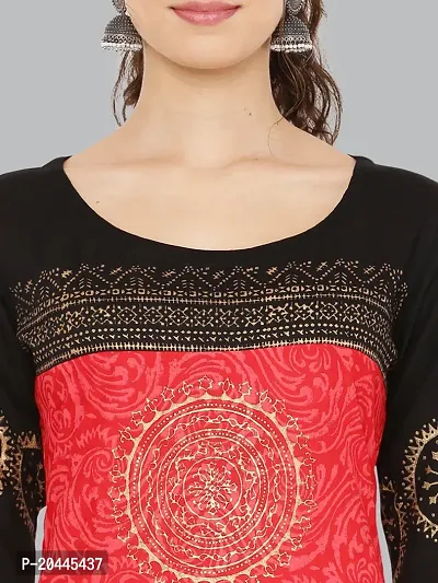 Stylish Red Rayon Printed Kurti For Women-thumb5