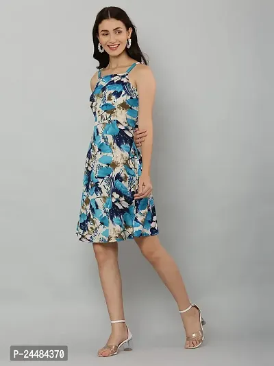 HOTSWAG.COM Women's Printed Knee Length Sleeveless Short Dress-thumb4