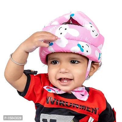 happy pink baby sefety helmet