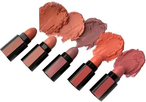 COMMBO OF  5 IN 1 ( NUDE+ RED ) LIPSTICKS-thumb1