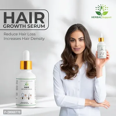 HerbalSupport Hair Growth Serum Advanced Hair Growth Serum For Unisex, Redensyl Hair Growth Serum With Natural Ingredients, 30ml-thumb0