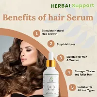 HerbalSupport Hair Growth Serum Advanced Hair Growth Serum For Unisex, Redensyl Hair Growth Serum With Natural Ingredients, 30ml-thumb4