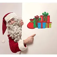 Byte Shop Santa's Gifts for Kids PVC Vinyl self Adhesive Wall Sticker (Ideal Size on Wall: 40 cm x 61 cm, Multicolour)-thumb4