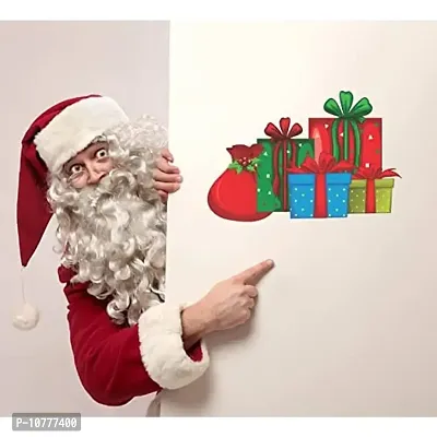 Byte Shop Santa's Gifts for Kids PVC Vinyl self Adhesive Wall Sticker (Ideal Size on Wall: 40 cm x 61 cm, Multicolour)-thumb5