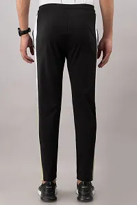 STYLE ACCORD Men Lycra Track Pants (4XL, Black)-thumb2