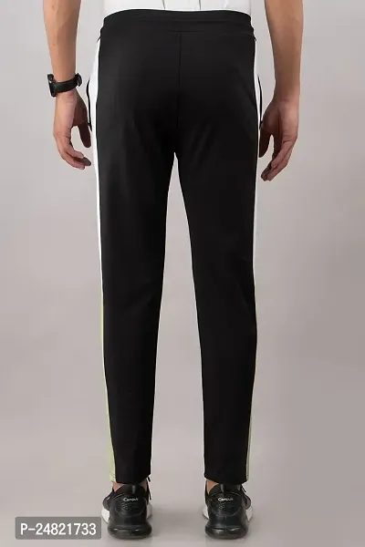 STYLE ACCORD Men Lycra Track Pants (4XL, Black)-thumb3