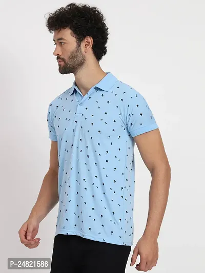 STYLE ACCORD Men Cotton Half Sleeves Regular FIT Polo T-Shirt-thumb2