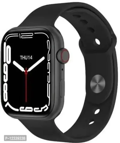 I7 Smartwatch&nbsp;&nbsp;(Black Strap, M)-thumb0