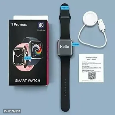 Smartwatch&nbsp;&nbsp;(Black, Misty Rose Strap, 1.75)-thumb0