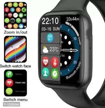 Smartwatches Smartwatch&nbsp;&nbsp;(Black Strap, 1.75)-thumb3