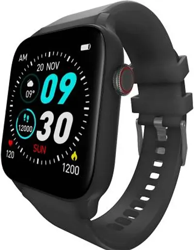 Voice Assistant Smartwatch&nbsp;&nbsp;(Black Strap, Free Size)