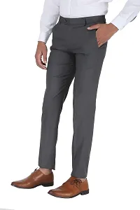MALENO Men's Regular Fit Formal Trouser-thumb2