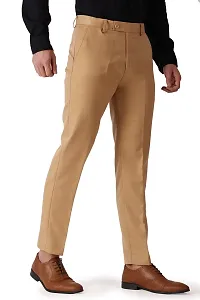 MALENO Slim Fit Men Cotton Blend Formal Trouser-thumb3