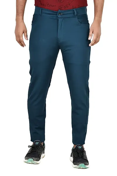 MALENO Mens Stretchable Trouser Style Sports Track Pant