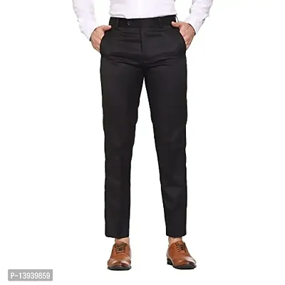 MALENO Slim Fit Men Cotton Blend Formal Trouser