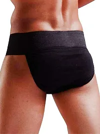 MALENO Men's Cotton Supporter Underwear Black Pack of 1-thumb1