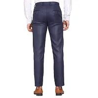 MALENO Slim Fit PV Textured 4 Pocket Formal Trouser for Men-thumb1
