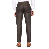 MALENO Men's Regular Fit Textured Trouser-thumb1