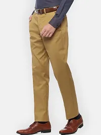 Polyester Viscose Blend Casual Trousers For Men-thumb1