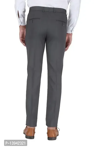 MALENO Men's Regular Fit Formal Trouser-thumb2