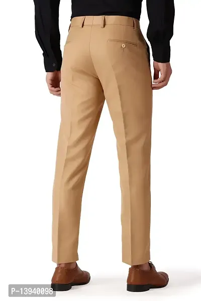 MALENO Slim Fit Men Cotton Blend Formal Trouser-thumb2