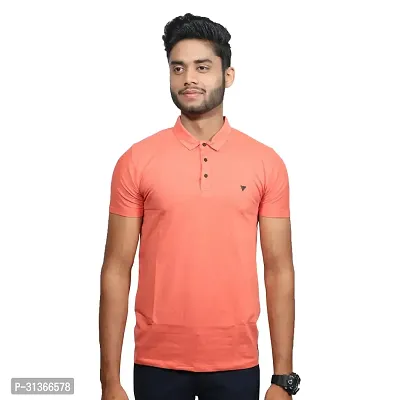 Stylish Cotton Solid Tshirt for Men-thumb0