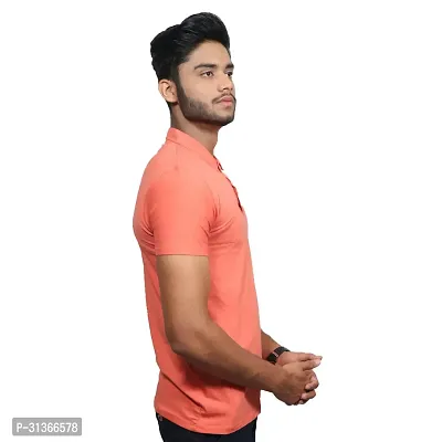 Stylish Cotton Solid Tshirt for Men-thumb4