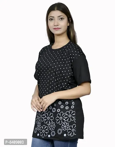 Reliable Cotton Blend Printed Round Neck Tunic For Women- Pack Of 2-thumb3