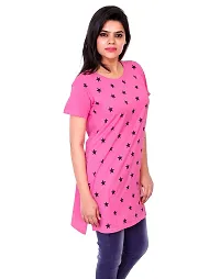 RG Women's Long T-Shirt (RG-POLO-103_Light Pink_Xxx-Large)-thumb2