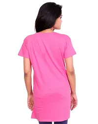 RG Women's Long T-Shirt (RG-POLO-103_Light Pink_Xxx-Large)-thumb1