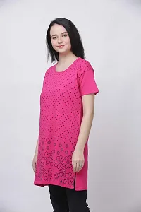 RG Women's Long T-Shirt (Dot,Rani)-thumb3