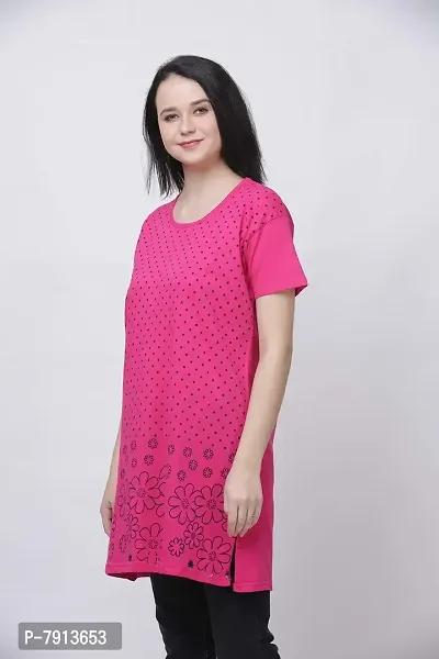 RG Women's Long T-Shirt (Dot,Rani)-thumb4