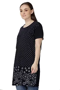 RG Women's T-Shirt (RG-POLO-PK-DOT-528_Navy Blue_3XL)-thumb3