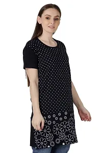 RG Women's T-Shirt (RG-POLO-PK-DOT-528_Navy Blue_3XL)-thumb2