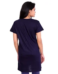 RG Women's Long T-Shirt (Navy Blue, 3XL)-thumb1