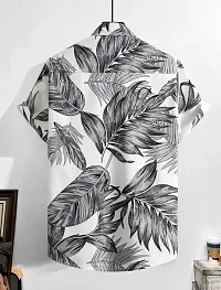 Stylish Linen Printed Casual Shirt for Men-thumb1