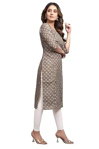 Mavenclad Women's Printed Cotton Blend Regular Fit Lightweight Casual Wear Feeding Kurti (B-F-223)-thumb3