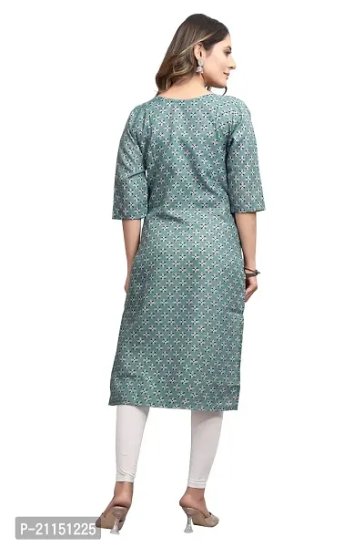 Mavenclad Women's Printed Cotton Blend Regular Fit Lightweight Casual Wear Feeding Kurti (B-F-223)-thumb5