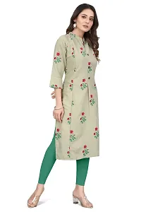 Mavenclad Women's Printed Magic Cotton Regular Fit 3/4 Sleeve Lightweight Casual Wear Feeding Kurti (B-F-189_Blue_2XL)-thumb3