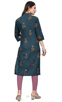 Mavenclad Women's Printed Magic Cotton Regular Fit 3/4 Sleeve Lightweight Casual Wear Feeding Kurti (B-F-161_Pink_XL)-thumb4