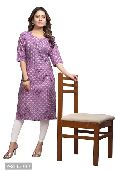 Mavenclad Women's Printed Cotton Blend Regular Fit Lightweight Casual Wear Feeding Kurti (B-F-223)-thumb2