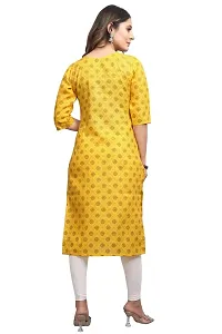 Mavenclad Women's Solid Cotton Blend Regular Fit 3/4 Sleeve Lightweight Casual Wear Feeding Kurti (B-F-203_Turqouise_2XL)-thumb2