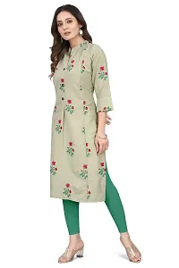 Mavenclad Women's Printed Magic Cotton Regular Fit 3/4 Sleeve Lightweight Casual Wear Feeding Kurti (B-F-189_Blue_2XL)-thumb2