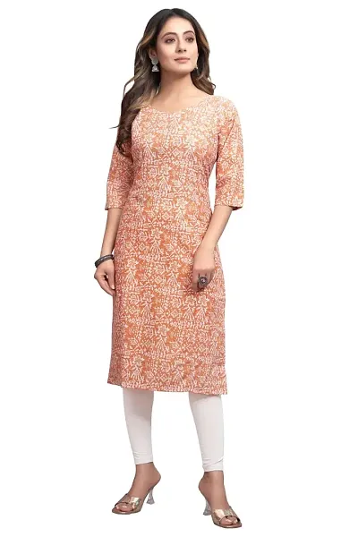 Stylish A-Line Blend Kurti For Women