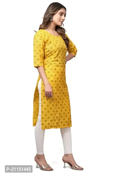 Mavenclad Women's Printed Cotton Blend Regular Fit Lightweight Casual Wear Feeding Kurti (B-F-223)