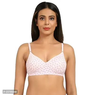 Stylish Women Cotton Blend Lightly Padded Casual Bra