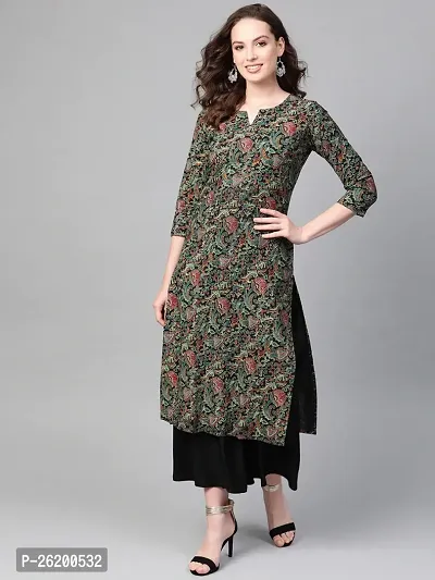 Classic Rayon Stitched Kurtas For Women-thumb0